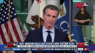 Gov. Newsom announces new state vaccine distribution plans
