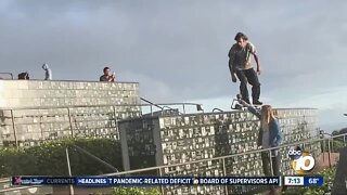 Video of skateboarding on Mt. Soledad sparks outrage