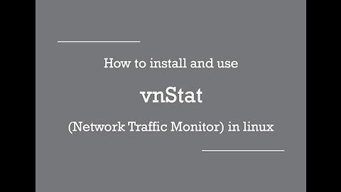 [VPS House] How to install and use vnstat (Network Traffic Monitor) in linux?