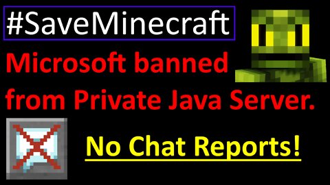 Microsoft Banned From Private Java Server.