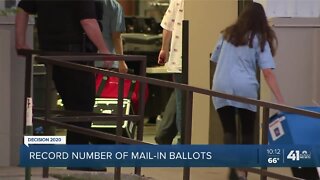 Record number of mail-in ballots