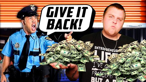 I Bought a COPS Storage Unit and HE IS FURIOUS! It's MINE NOW!