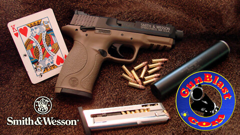 Smith & Wesson® M&P®22 Compact Cerakote® Flat Dark Earth 22 LR Pistol with Threaded Barrel