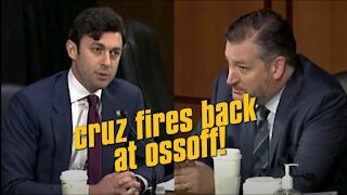 Ted Cruz Fires Back At Jon Ossoff's Criticisms During Senate Hearing