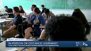 TPS Superintendent talks recommended options for a possible return to classrooms