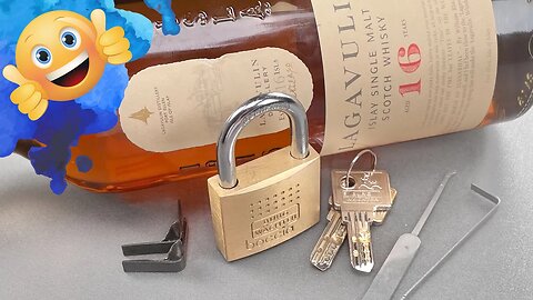 [1530] German Lock, Scotch Whiskey, & American Picks (Burg Wachter 450/40)