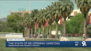 The state of re-opening UArizona, observations from university officials