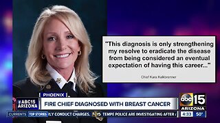 Phoenix fire chief diagnosed with breast cancer