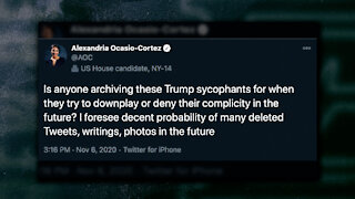 AOC, Democrats Calling for Trump Supporters to Be Put On Lists, Then Considers Leaving Politics