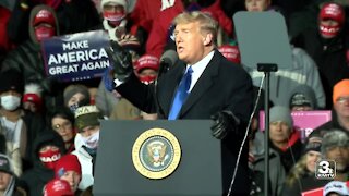 President Trump holds MAGA rally in Omaha