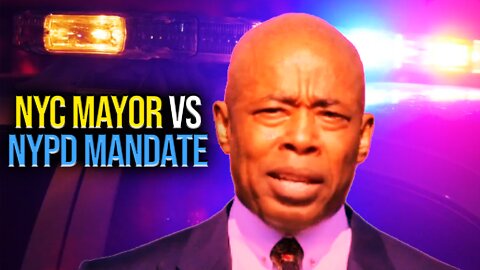 NYPD Mayor vs NYPD Vax Mandate (Deepfake Satire)