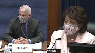 Maxine Waters GUSHES Over Dr. Fauci, Tells Him "I Love You" in Hearing