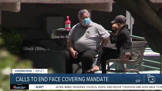 Push to end face covering mandate in San Diego