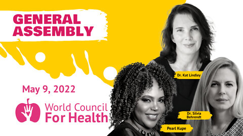 WCH General Assembly with Dr. Silvia Behrendt, Pearl Kupe, and Dr. Katarina Lindley
