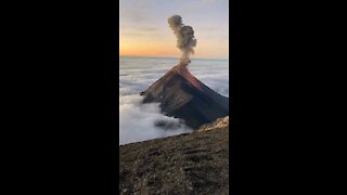 Volcano eruption 🌋 🤯