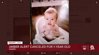 Amber Alert canceled in Florida after 1-year-old girl found safe