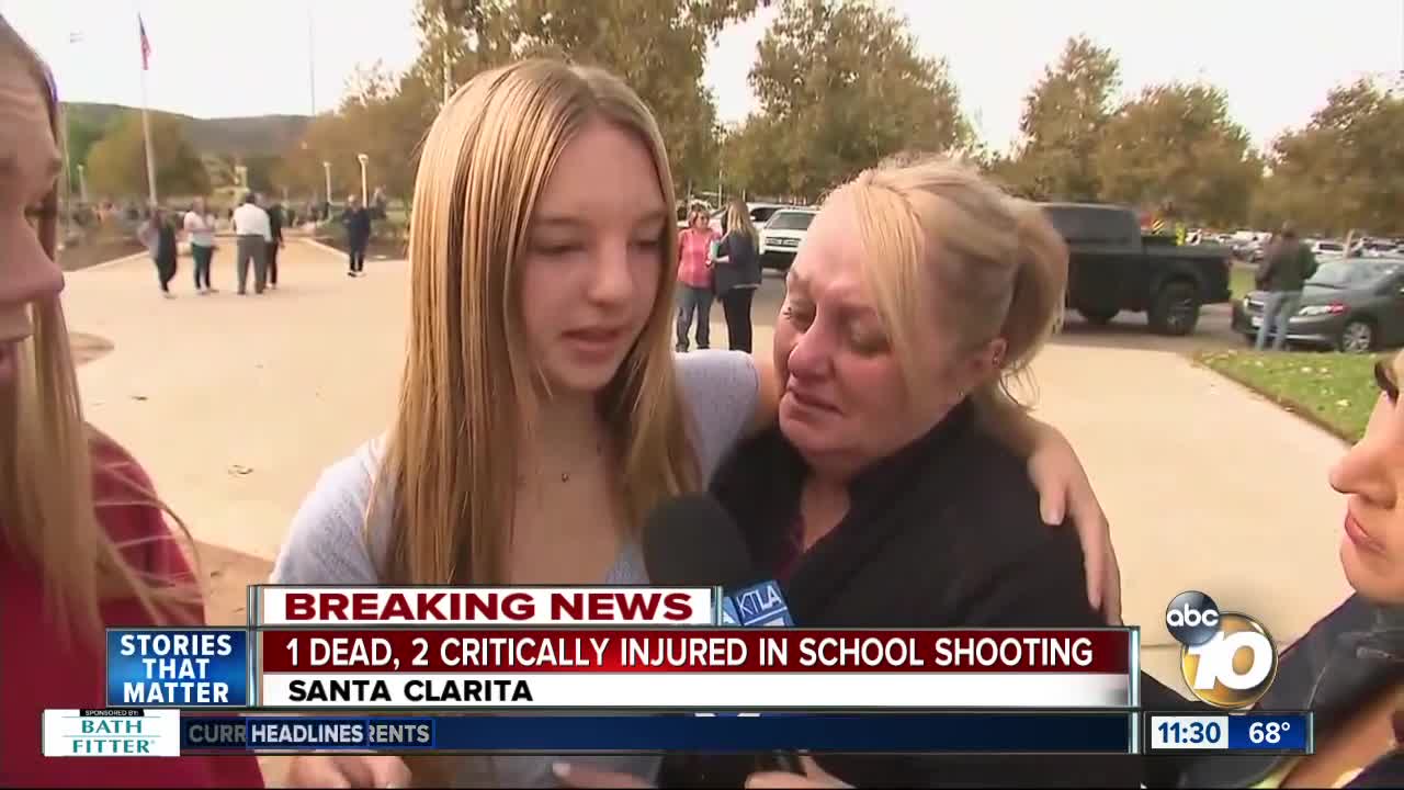 Students, parents reunited after shooting