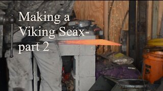 Making a Viking Seax- part 2