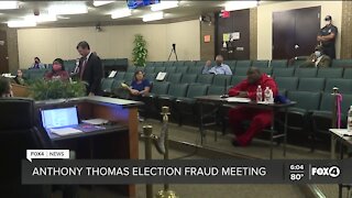 Anthony Thomas election fraud meeting