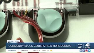 Community blood centers need more donations