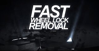 Fast Wheel Lock Removal Without Keys