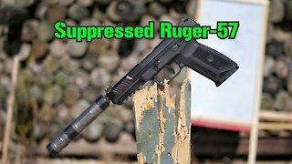 Suppressed Ruger-57 : TTAG Range Review