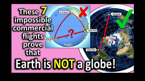 seven impossible commercial flights proving earth is not a globe
