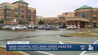 Local hospital declarers a health crisis