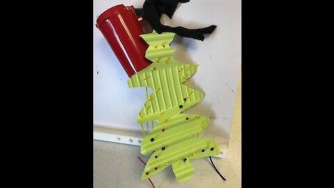 Christmas Tree Eye-Hand Coordination Activity using Tie Wraps