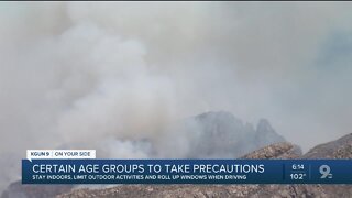 Health effects of smoke from fires