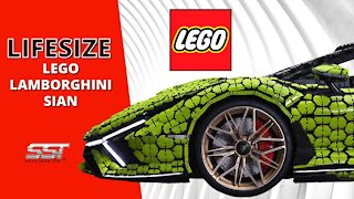 LAMBORGHINI SIAN: LIFE SIZE CAR MADE FROM LEGO TECHNIC