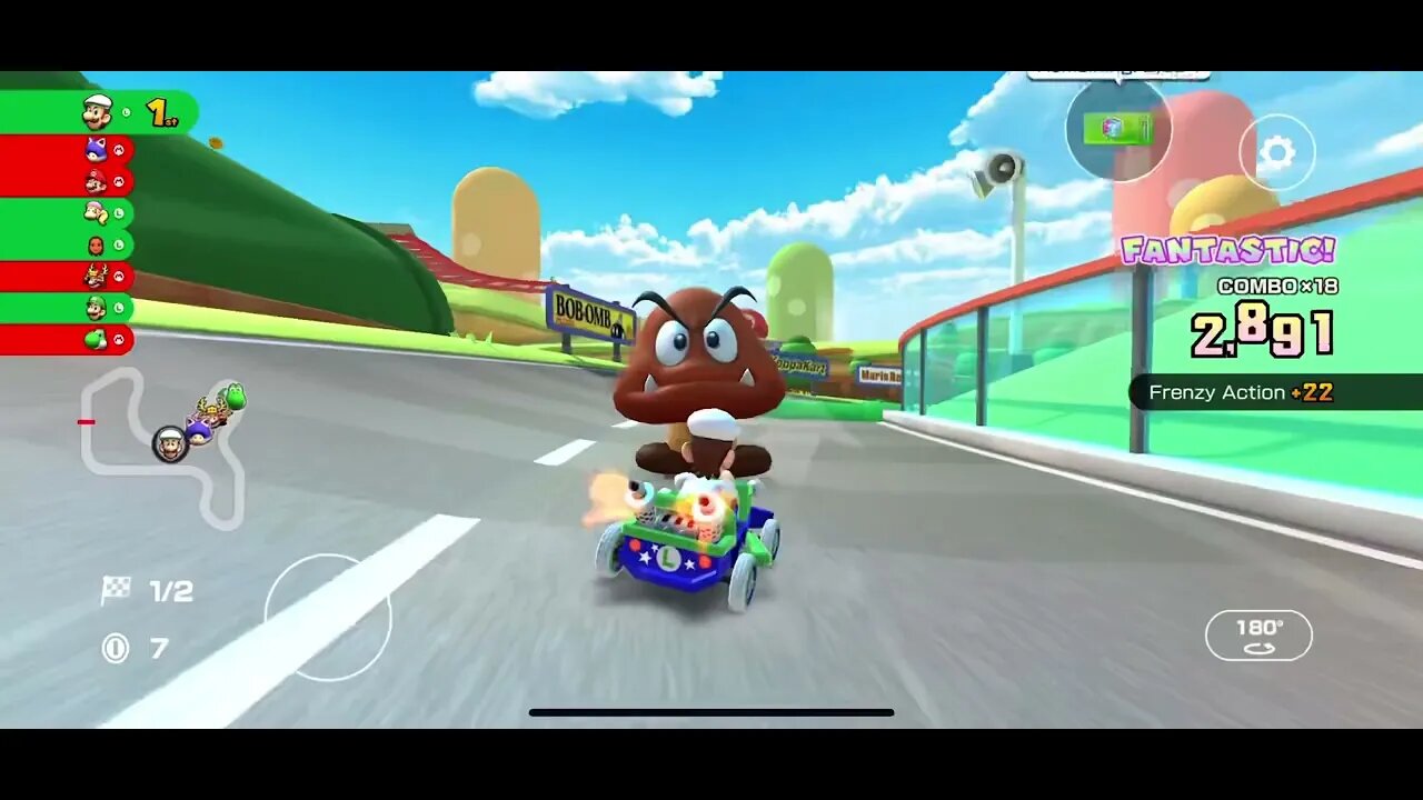Mario Kart Tour N64 Mario Raceway Gameplay 7988