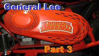 General Lee Part 3 Predator 212 Honda GX200 Electric Start Mini Chopper Build 30 series