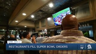 Restaurants stay busy on Super Bowl Sunday