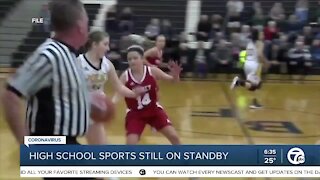 High school sports still on standby