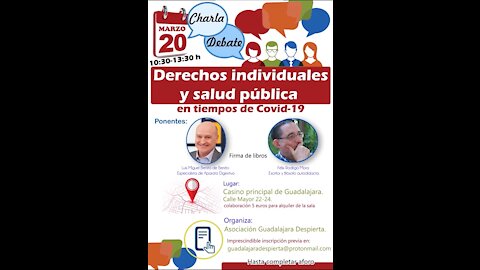 Derechos individuales y salud pública, con Luis Benito de Benito y Félix Rodrigo Mora