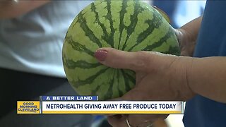 MetroHealth giving away free produce today