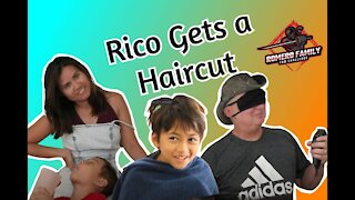 Rico Gets a Haircut | Bad Hair Day | Blindfolded Haircut