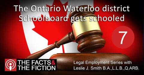 The Ontario Waterloo district Schoolboard gets schooled