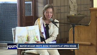 Mayor McLean meets Boise residents at open house
