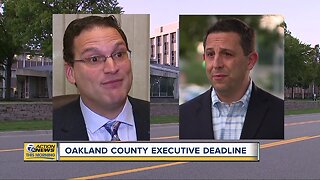 Oakland County Executive deadline