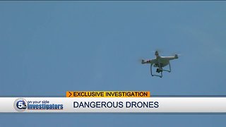 Danger in the skies? Close calls with drones skyrocketing