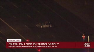 Crash on Loop 101 turns deadly