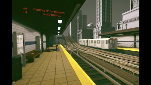 LowPoly Subway & El-Train (Unity) 3D art by Hurly Burly Studios (promo#2)