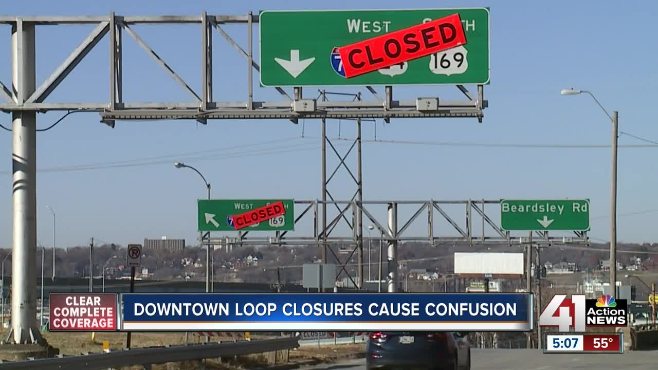 Downtown loop closures cause confusion
