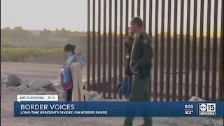 Border closed, residents divided on migrant surge