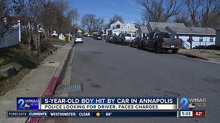 Police: Driver runs away after hitting 5-year-old in Annapolis
