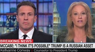 Kellyanne Conway and CNN's Chris Cuomo clash over Russia