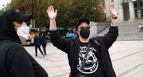 Mask Wars Episode 94 Protestin Peacefully
