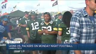 Lions v. Packers on Monday night football